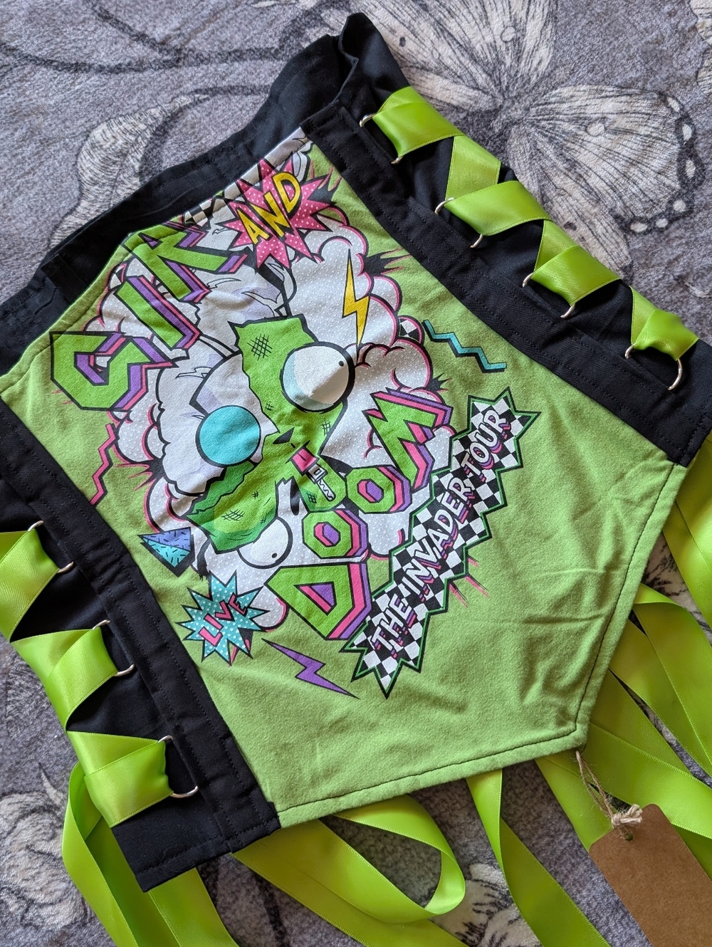 Cartoon Underbust Corset Top - Picture 2 of 5